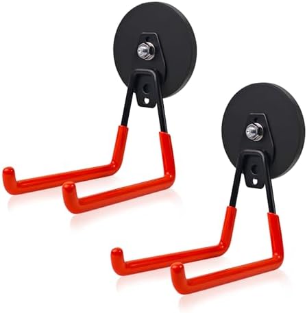 2-Pack Large Heavy Duty Magnetic Hooks by EDSRDUX