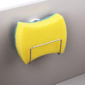 Magnetic Sponge Holder for Kitchen Sink, Stainless Steel Sink Organizer by LEVOSHUA
