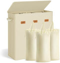 SONGMICS 160L Laundry Hamper, 4-Compartment Laundry Sorter by Unknown