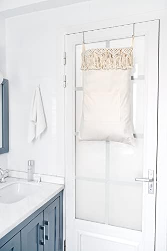 Mkono Macrame Hanging Laundry Hamper - Image 2