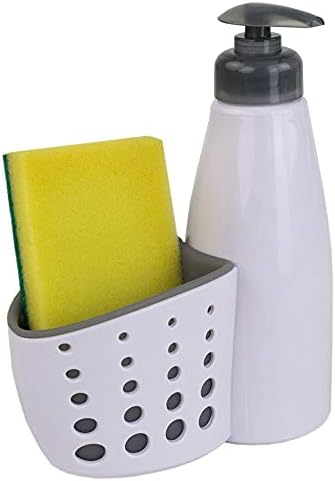 Countertop Soap Pump with Perforated Sponge Holder by JOEYZ