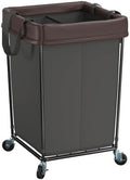 Rolling Laundry Basket with Wheels, 160L Rolling Laundry Hamper with Wheels by Mefirt