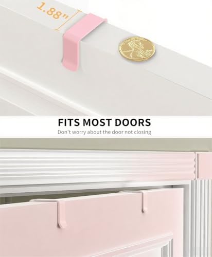 Moforoco Pink 9-Tier Over The Door Pantry Organizer, Pantry Organization and - Image 3