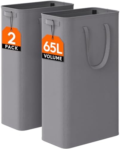 Lifewit 2 Pack Slim Laundry Hamper by Lifewit