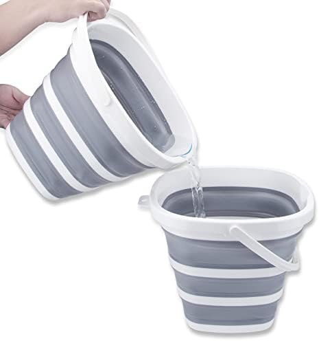 2 Pack Collapsible Buckets 10L 2.6 Gallon Cleaning Bucket Mop Bucket Folding - Image 6