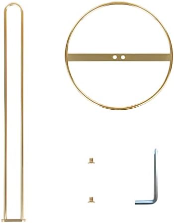 Gold Paper Towel Holder Countertop, Kitchen Paper Towel Stand Holder - Image 5