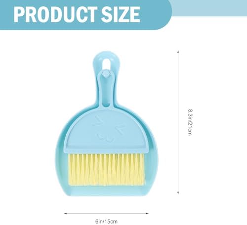 3 Sets Mini Dustpan and Brush Set - Image 2
