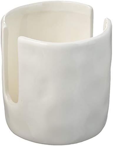 Mud Pie Kitchen Dish Sponge Holder Caddy, Off White - Image 2