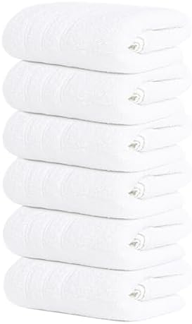 Tens Towels 6 Piece Hand Towels Set 16 x 28 Inches by TensTowels