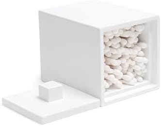 Bathroom Qtip Holder, Resin Cotton Swab Holder - Image 5