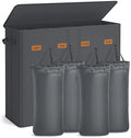 SONGMICS 210L Laundry Hamper, 4-Compartment Laundry Sorter by Unknown