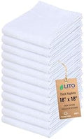 Thick Cotton Napkins – Flour Sack Napkin by LITOLinenandTowel