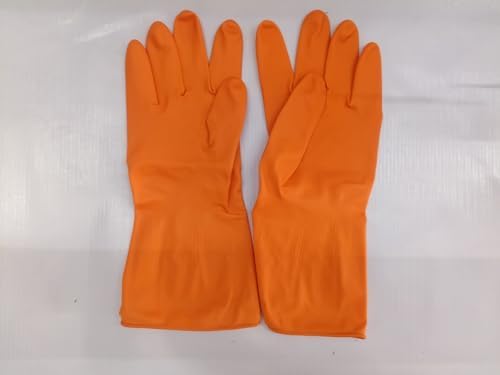 Heavy Duty Rubber Hand gloves for Dishwashing, kitchen cleaning - Image 6