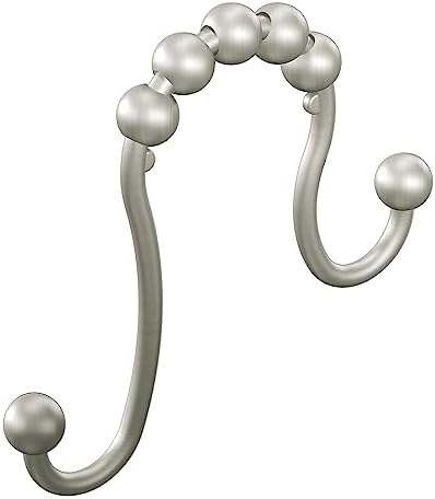 Moen Brushed Nickel Shower Curtain Rings by Unknown