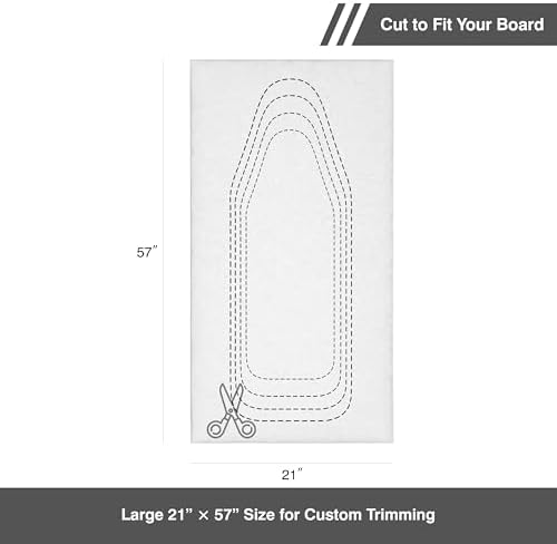 Unisimp Ironing Board Padding Only, Heavy Duty Standard Ironing Board Pad - Image 6