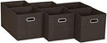 Household Essentials Fabric Storage Bins in Strong Poly‑Woven Fabric by HouseholdEssentials