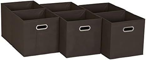 Household Essentials Fabric Storage Bins in Strong Poly‑Woven Fabric by HouseholdEssentials