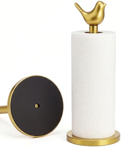 Gold Bird Paper Towel Holder Kitchen Decor Detachable Paper Towel Holder by Singhoow