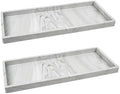 Spacewiser Silicone Countertop & Vanity Bathroom Tray – 2 PC 11.7" by Spacewiser