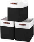 Bagnizer Large Fabric Storage Baskets | 50L Storage Bins, Decorative Linen by Bagnizer