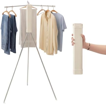 BIREN Foldable Clothes Drying Rack Tripod Clothes Rack Heavy Duty Clothing by BIREN
