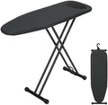 Ironing Board 43x13 with Iron Rest, RAINHOL Black Full Size Iron Board by RAINHOL