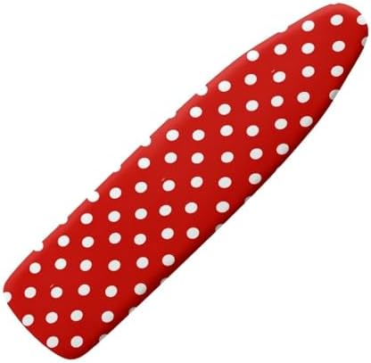 Dot Red Ironing Board Cover and Pad Standard Ironing Board Cover by Darisoco