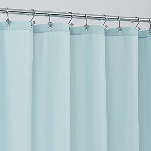 ALYVIA SPRING 72x78 Long Waterproof Fabric Shower Curtain or Liner Blue by ALYVIASPRING