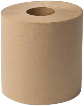 Sierra Hygenics Hardwound Natural Towel Kit, 6 Rolls & Autocut Dispenser - Image 3
