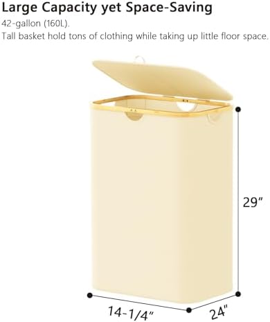 SpaceAid Double Laundry Hamper 2 Section - Image 5