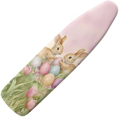 Cute Bunny Ironing Board Cover Standard Size Tulip Ironing Board Pad Ironing by Vanideaoty