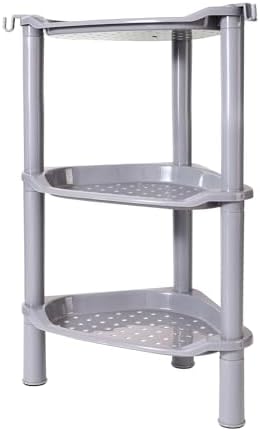 3 Tier Shower Caddy Corner, Plastic Shower Shelf Organizer - Image 4