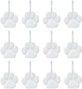 Sunlit Fashion Design Cute Paw Print Polished Shower Curtain Hooks by Sunlit