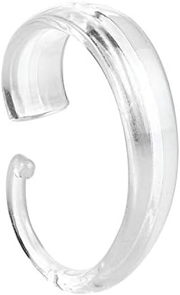 iDesign Plastic Shower Curtain C Hooks by iDesign