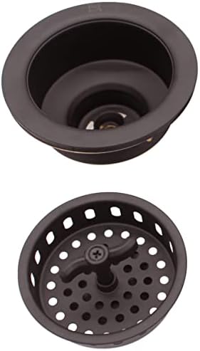 Westbrass A213-12 3-1/2" Wing Nut Twist Style Large Kitchen Sink Basket Strainer - Image 3