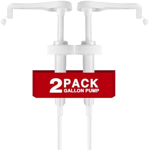 2Pcs 38-400 Leak Proof Gallon Jug Syrup Pump Dispenser by DupakSYS