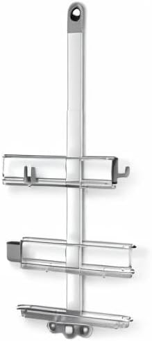 simplehuman Adjustable and Extendable Shower Caddy Large, Stainless Steel and - Image 6