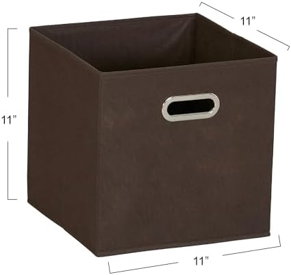 Household Essentials Fabric Storage Bins in Strong Poly‑Woven Fabric - Image 2
