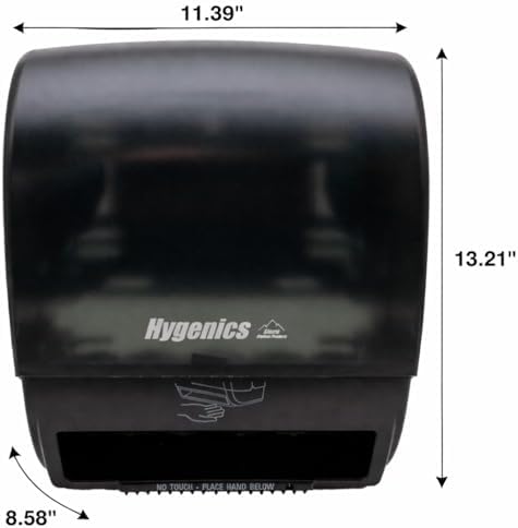 Sierra Hygenics Hardwound White Towel Kit, 6 Rolls & Hands-Free Dispenser - Image 4