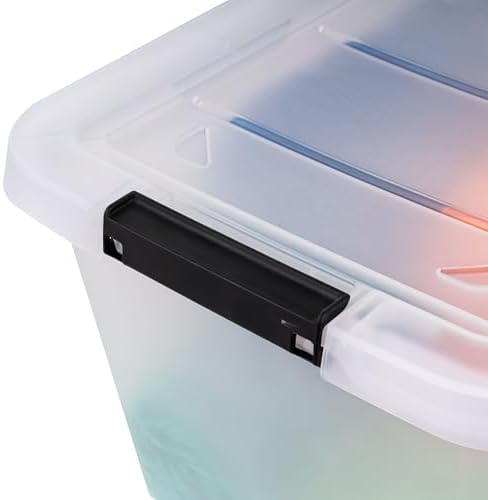 IRIS USA 6-Pack 13.5 Quart Clip Box - Image 6