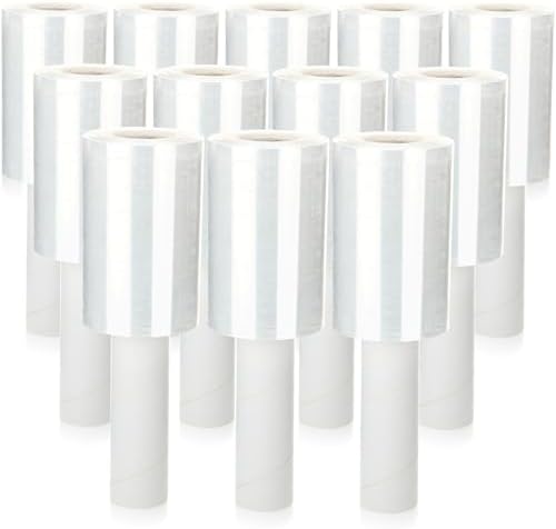 Sherr 12 Rolls 5 Inch x 800 Feet Clear Stretch Shrink Wrap Film by Sherr