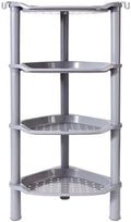 4 Tier Shower Caddy Corner, Plastic Shower Shelf Organizer by SLZBCY