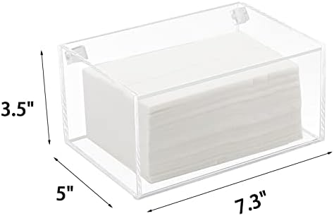 Watpot Acrylic Dryer Laundry Sheet Holder Dispenser Clear Container Box - Image 4