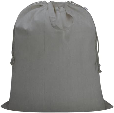 Canvas Laundry Bag 40"W x35"H, Extra Large Heavy Duty Storage Bag, XXL Grey by CALACH