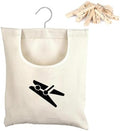 Laundry Clothespin Bag, 12 x 11 in Hang on Line Clothes Pin Hanging Bag by Unknown