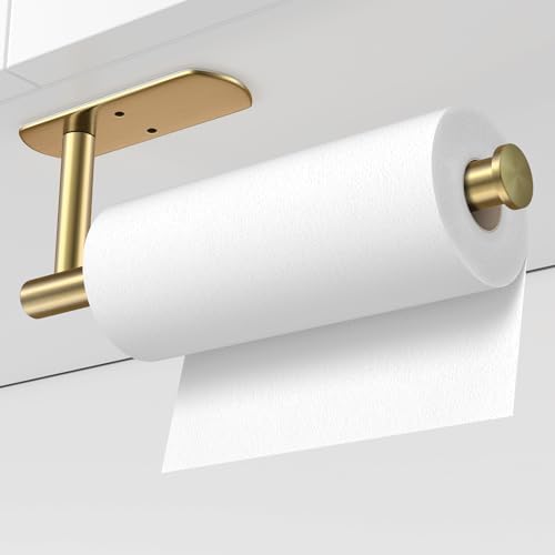 VAEHOLD Adhesive Paper Towel Holder Under Cabinet Wall Mount - Image 2