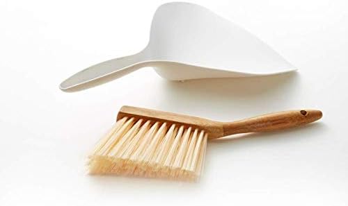 Small Broom And Dustpan Bucket Set Japanese-style Mini Bamboo Handle - Image 3