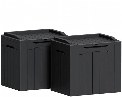 Greesum 31 Gallon Deck Box for Outside, All Weather Outdoor Storage Boxes for by BuynowfromGreesum