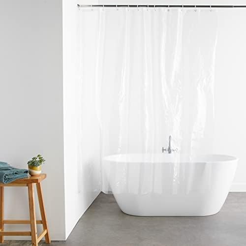 Amazon Basics Water Resistant 8-Gauge PEVA Shower Curtain Liner - Image 6