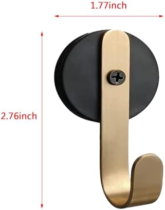 4 PCS Magnetic Hooks, Wreath Hanger - Image 2